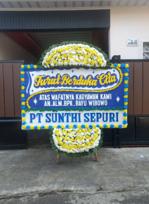 Papan Bunga Duka di Rambah Hilir